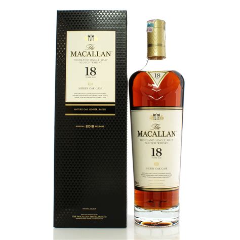 Macallan 18 Year Old Sherry Oak 2018 Release Auction A61790 | The ...
