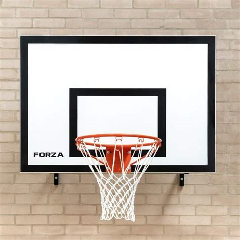 Wall Mounted Basketball Backboard And Hoop Net World Sports