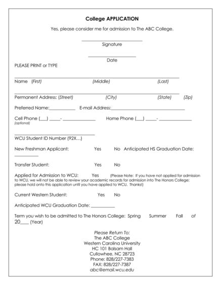 How To Fill College Admission Form Expert Guide Examples