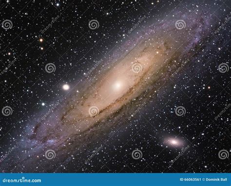 M31 Galaxy in Andromeda Real Photo Stock Image - Image of nasa, astrophotography: 66063561