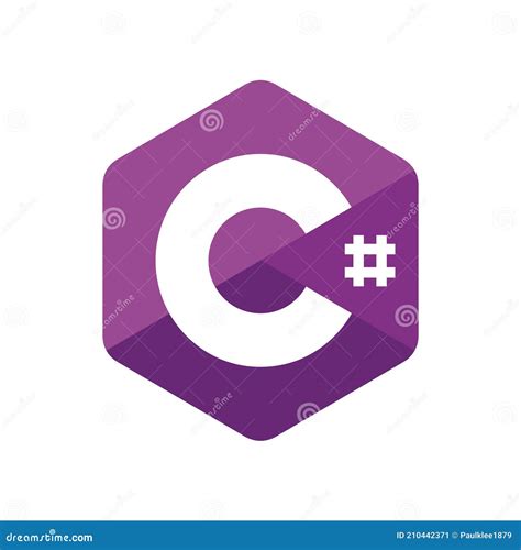 Csharp King Logo Editorial Illustrative On White Background ...