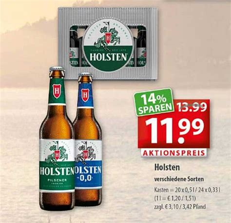 Holsten Verschiedene Sorten Angebot bei Getränkeland 1Prospekte de