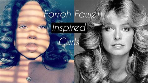 Farrah Fawcett Inspired Curls Youtube