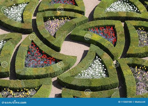 Loire Valley, Villandy Gardens Stock Photo - Image of daggers, flowers ...