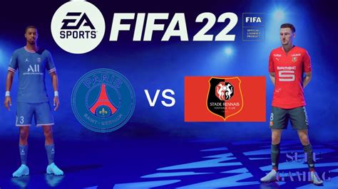 Fifa 22 Psg Vs Rennes Full Match And Highlights Ligue 1 Paris Saint Germain Vs As Stade