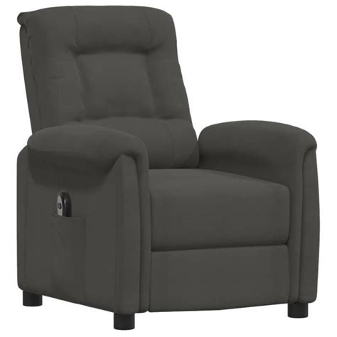 Omabeta Fauteuils Fauteuil Inclinable Lectrique Gris Fonc Tissu