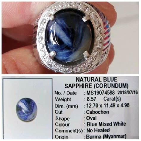 Jual ANTIQUE BLUE SAFIR BENTUK HURUF Y NATURAL SAPPHIRE Ada Batu