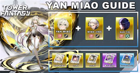 Tower Of Fantasy Yan Miao Guide Best Build Matrices