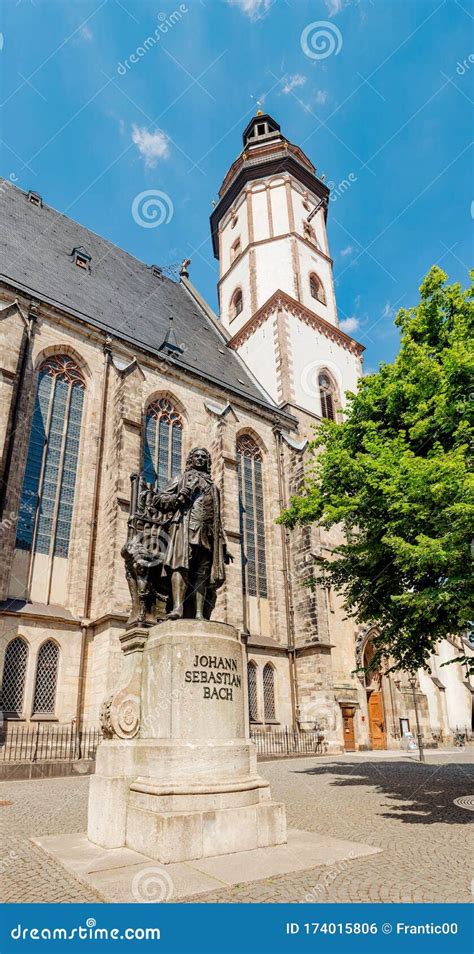 Architecture and Facade of St. Thomas Church Thomaskirche in Leipzig ...