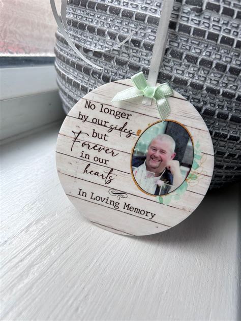 In loving memory Bauble with photo | Handmade Gift