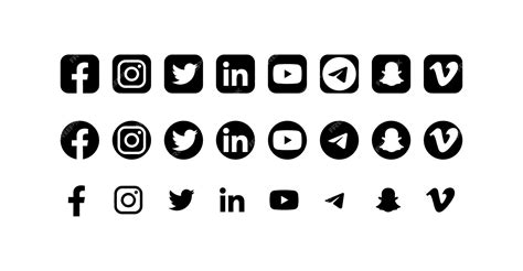 Facebook And Linkedin Logos