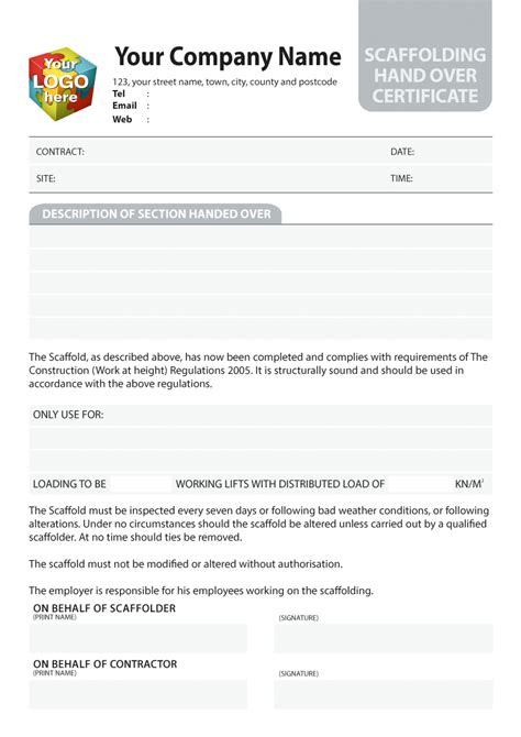 Handover Certificate Template Templates Example Templates Porn Sex