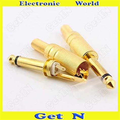 Amazon Gimax Pcs Gilded Pole Pin Connector Plug