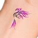 Phoenix Temporary Tattoo / Purple Phoenix Tattoo - Etsy