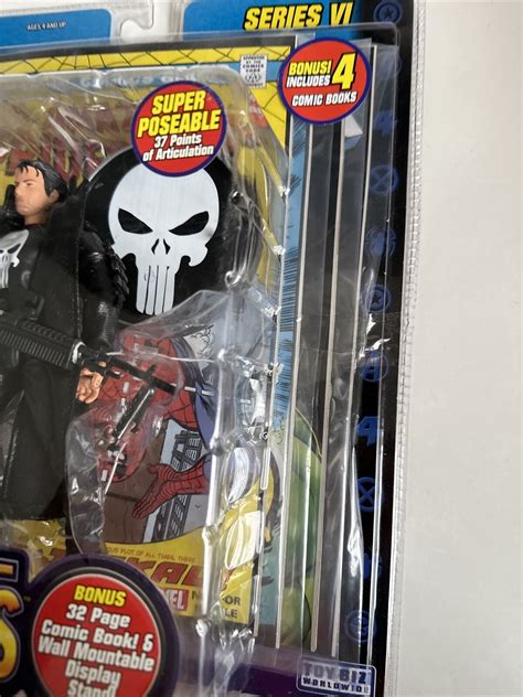 Toy Biz Marvel Legends Movie Punisher Series Vi 6 With 4 Comic Books Bnib Ebay