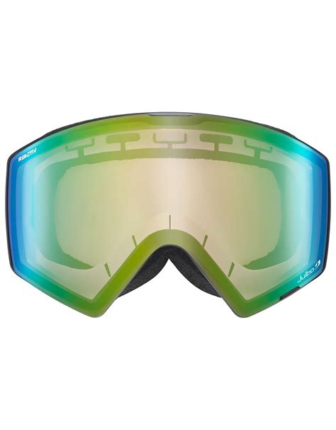 Julbo Razor Edge Black White Reactiv High Contrast Green Flash Ski