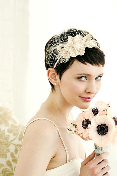 Memorable Wedding Wedding Hairstyles For Short Hair