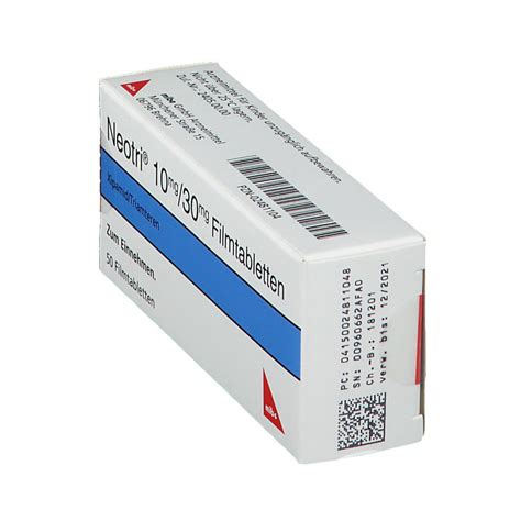 Neotri 10 mg/30 mg 50 St mit dem E-Rezept kaufen - Shop Apotheke