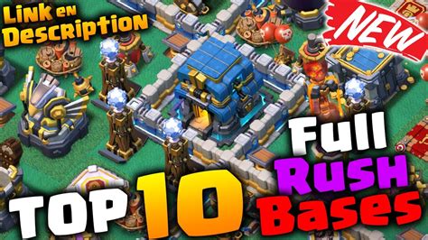 TOP 10 DES MEILLEURES BASES HDV 12 Rush 2023 ANTI 2 Et 3 STARS Base