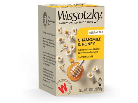 Buy Online Wissotzky Herbal Tea Chamomile And Honey Flavored 20pk The Natural Food Store