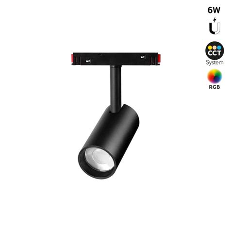 Rgb Cct Magnetic Track Led Spotlight V W Mi Light