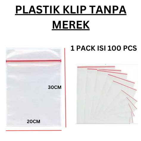 Jual Kantong Plastik Klip Uk X Plastik Zipper Lock Shopee Indonesia