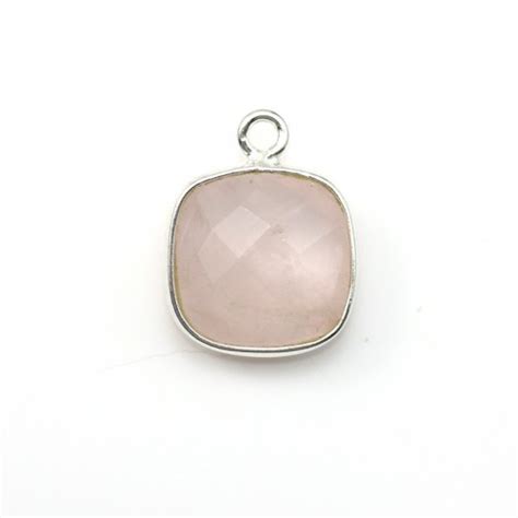 Quartz Rose Sertie Sur Argent Pour La Cr Ation De Bijoux France