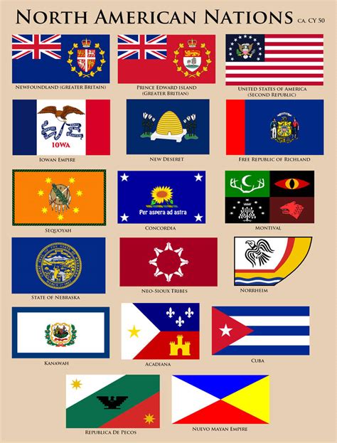 Flags of North America CY 50 by YNot1989 on DeviantArt