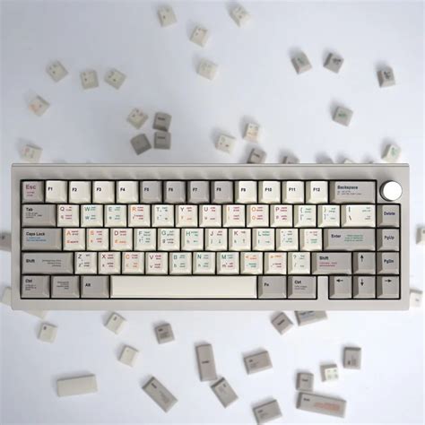 Baru Retro Programmer Key Mekanik Keyboard Keycap Pbt Sublimasi