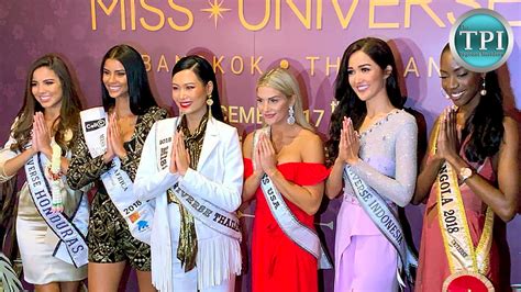 The Pageant Insiders Miss Universe 2018 Contestants Press Conference