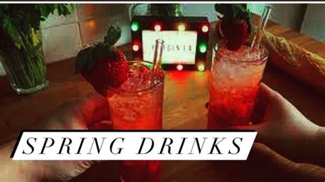 Spring Drinks Mocktails Bebidas De Primavera YouTube