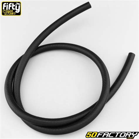 Manguera De Combustible Fluido Ã˜6x12 Mm Fifty Negro 1 Metros Piezas De Moto