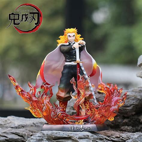 Newest Cm Demon Slayer Anime Figure Rengoku Kyoujurou Pvc Action