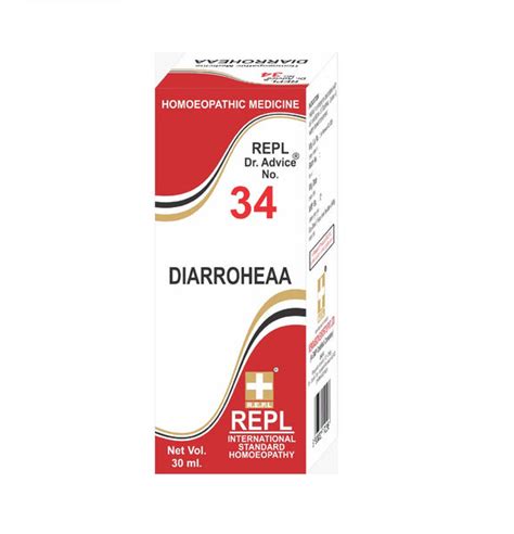 Homeopathy Repl Dr Advice No 34 Drops For Diarrhea 15 Off Homeomart