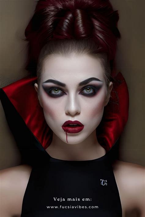 Maquiagem Vampiro Halloween - Vampira Glamourosa: Inspirações de Maquiagem de Halloween | Maquiagem ...