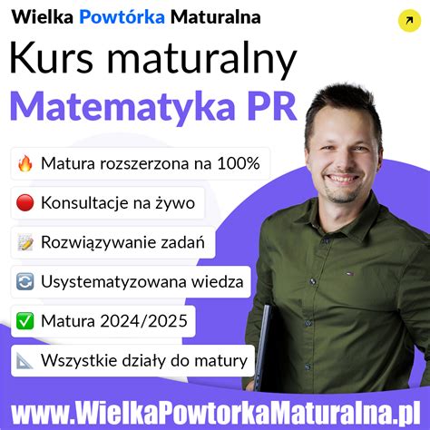 Kurs Do Matury Z Matematyki Online Poziom Rozszerzony