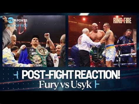 Post Fight Scenes Oleksandr Usyk Defeats Tyson Fury To Become