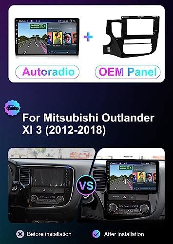 Autoradio Pour Mitsubishi Outlander Din Yuntx Carplay