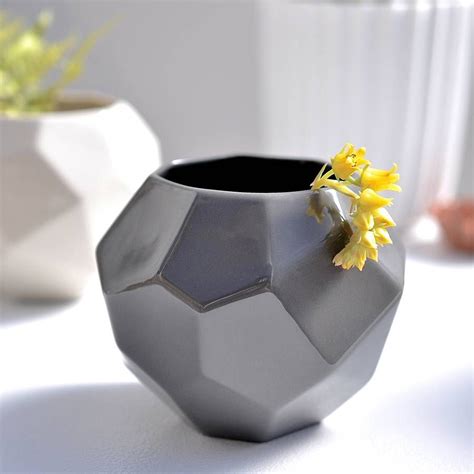 Geometric Vase | Geometric vases, Geometric, Vase