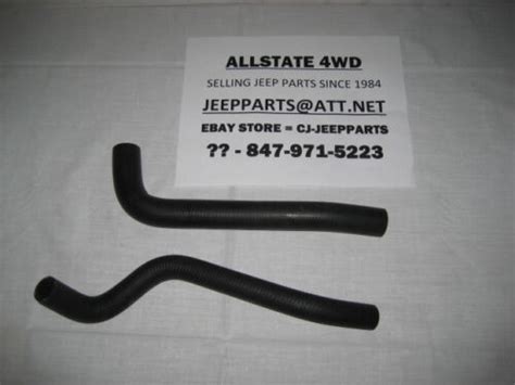 Fits Jeep Parts Cj Gas Tank Fuel Filler And Vent Hoses 78 86 Cj5 Cj7 Hoses Only Ebay