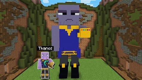 Minecraft SERÁ QUE O THANOS GANHA NO BUILD BATTLE BUILD BATTLE