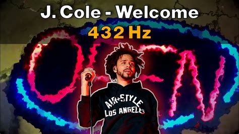 J Cole Welcome The Warm Up 432hzbass Boostedlyric Video 8d Audio Youtube