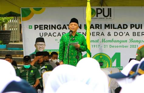 Amanat Ketua Umum Dpp Pui Pada Milad Pui Ke Tahun Membangun Bangsa