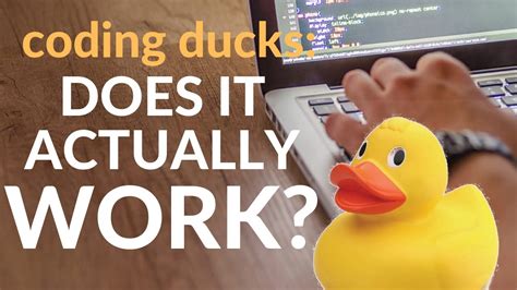 Does Rubber Duck Debugging Actually Work Coding Ducks Youtube