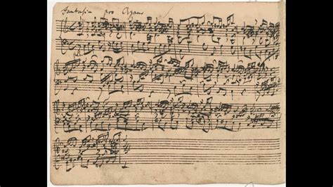 J S Bach Fantasia In C Major BWV 573 Fragment W Original