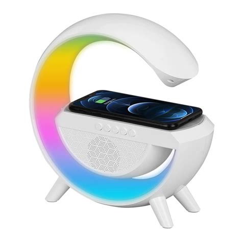 Светодиодная Bluetooth колонка с беспроводной зарядкой купить в ...