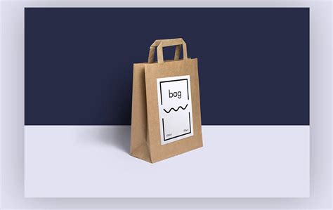 Customizable Paper Bag Mockup - Mockup World