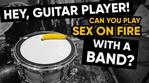 Sex On Fire Cover Bass And Drums Only Backing Track For Guitar YouTube