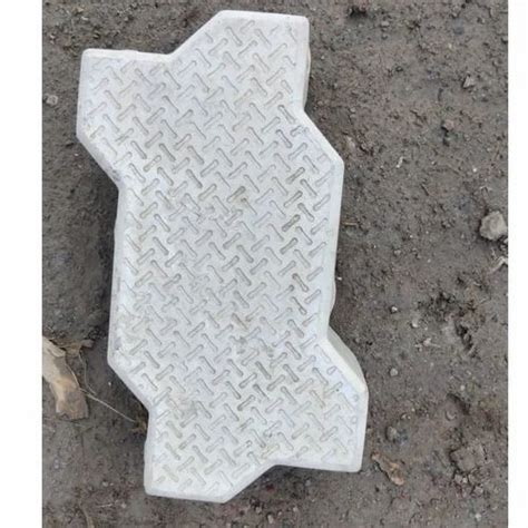 Concrete Garden Zig Zag Interlocking Paver Block Size X Feet