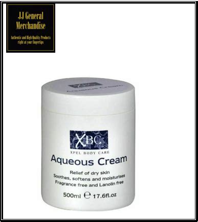 XBC XPEL Body Care Vitamin E Cream Primrose OIL Aqueous Cream Cocoa